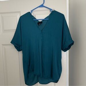 Lumière Teal Blouse